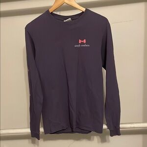 Simply Southern Purple Long Sleeve size small
